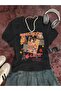 Kemer Boy Retro Monskiski Catcrop Bluz