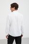 Men's Regular Fit 100% Cotton Shirt Collar Fresh Linen Long Sleeve Shirt - 7