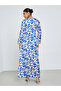 Blue All Over Digital Print Jalabiya - 5