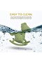 Silicone Baby Teether, BPA-Free Gum Soother, Easy Grip, 6–12 Months Green - 7