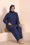 Women's 2-Piece Set Combination Islamic Clothing Set Large Size - 4