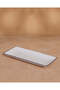 White Porcelain Embossed Rectangle Platter - 2