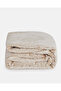 Beige 2 Piece Velvet Quilt (220 x 160 cm) - 8