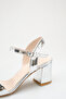 Women's Stylish Single Strap Thick Heeled Daily Sandals - 5