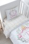 Baby Size Duvet Cover Set (100X150) - Pink Royal Series - Letter R - 3