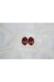 Bkp141 Oval Stone Vintage Earrings Gold (50mm)