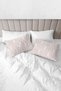 100% Cotton Akfil Pearl Pillowcase Set of 2 - 50X70 cm Powder