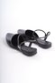 Ariana Elastic Orthopedic Comfortable Sole Ankle Stone Detailed Women's Ballerina Shoes Cst - Black - 5