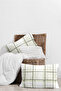 100% Cotton Akfil Hexia Pillowcase Set of 2 - 50X70 cm Antique Moss - 3