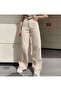 Stone Palazzo Wide-Leg High-Waist Jeans - 4