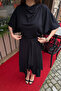 Black Casual Asymmetrical Cut Skirt Blouse Set - 3