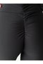 Women's Black Color Scrunch Butt High Waist Gathering Detailed (Scrunch Butt) High Waist Gathering Flexible Plain Tights - 6