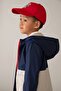 Boy's 2-9 Years Old Waterproof Raincoat Navy Blue - 2