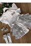 Girls' Ruffle Sequined Shorts Set - Set of 4 (Includes Buckle and Socks) - 2