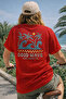 Good Wave Back-Printed Unisex Oversize T-Shirt – Cotton Crew Neck Casual T-Shirt