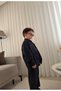Boys' Natural Cotton Linen Suit Breathable Summer Combination - 4