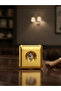 V Cut Cigar Cutter – Stainless Steel V Cutter, Premium Portable Cigar (Gold) - 2