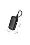 PD20W 5000mAh Pocket Power Bank, Fast Charging USB-C and USB A Output with Removable USB-C Cable - 8