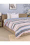Blue Striped Comforter King Size