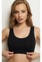 Women's Bustier Crop Padded Thick Strap Cotton Bra (1350) - 3