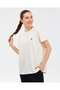 W Crew Neck Graphic Tee T-Shirt Women's White Tee S221482-3855 - 2