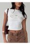 Slim Fit Women's Crop T-Shirt Casual Basic Design