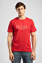 Drawos Men's Regular Fit 100% Cotton Basic Crew Neck T-Shirt Red - 2