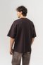 Mach Double Face Fabric Crew Neck Oversize T-Shirt - 5