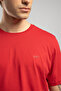 Logos Men's Regular Fit 100% Cotton Printed Crew Neck T-Shirt Red - 4