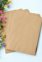 50-Piece Gift Packaging Set, 11X20 cm Kraft Paper Bags (11X20 cm) and 105 Stickers - 2