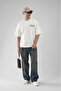 Tren Biz Peace Detailed Double Face Oversize T-Shirt - 6