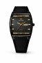 CITVOR Regal Classic Men’s Quartz Watch Black Silicone Strap Square Dial with Day & Date Display –