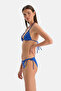 Sax Mavisi Üçgen Bikini Üst - 3