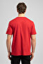 Logos Men's Regular Fit 100% Cotton Printed Crew Neck T-Shirt Red - 3