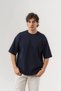 Mach Double Face Fabric Crew Neck Oversize T-Shirt