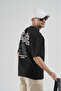 Tren Biz Peace Detailed Double Face Oversize T-Shirt - 5