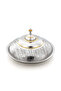 45 CM Tahani Collection Stainless Steel Koozy Tray Silver & Gold - 2