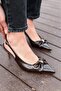 Lorvani Stiletto Light Brown Matte Leather with Bow Detail - 7