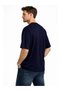Unisex Flight Printed Oversize Crew Neck T-Shirt - 4