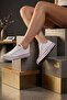 Unisex White Canvas Lace-Up Casual Cloth Shoes - Comfortable Sole Casual Sneakers - 6
