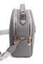 Women's Gray Daily Hand and Shoulder Bag with Gold Detail - 3