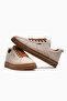 Men's leather casual daily shoes 26y 42095 beige - 6