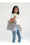 Totebag and Makeup Bag, Linen Beach Bag Set of 2, Women's Shoulder Bag - 2