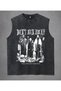 Don'T Bun Away Athlete Crew Neck Washed Vintage Unisex Oversize T-Shirt