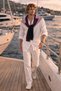 Men's Color-Blocked Thin Knitwear Sweater-Regular Crew Neck Casual Stylish Combination - 5