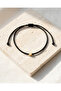 Gold Cube Anklet, Black Rope Anklet, Gift Anklet for Women, Elegant Women's Anklet - 3