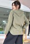 Kangaroo Pocket Linen Hooded Shirt 6Y130 - 3