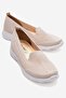 Women's Plain Knitwear Ballerina Cream White