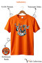 Nature Themed 100% Cotton Unisex Regular Fit T-Shirt with Wolf and Dog Figures