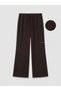 Trendlucky Women's Wide Leg Pants with Elastic Waist and Difference in Color - 5